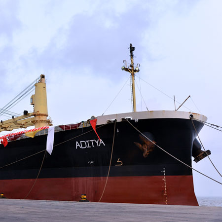 Cargo Vessel ADITYA Ship Launch For : ADITYA BIRLA GROUP