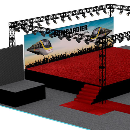 Stage Design for Bombardier
